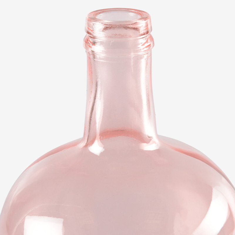 Vase 'Dame Jeanne' rose clair 4L rose clair en verre L'Incroyable